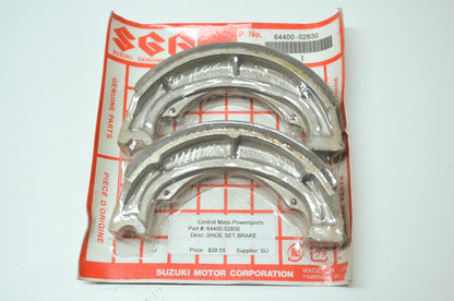OEM Suzuki 64400-02830 Brake Shoe Set NOS