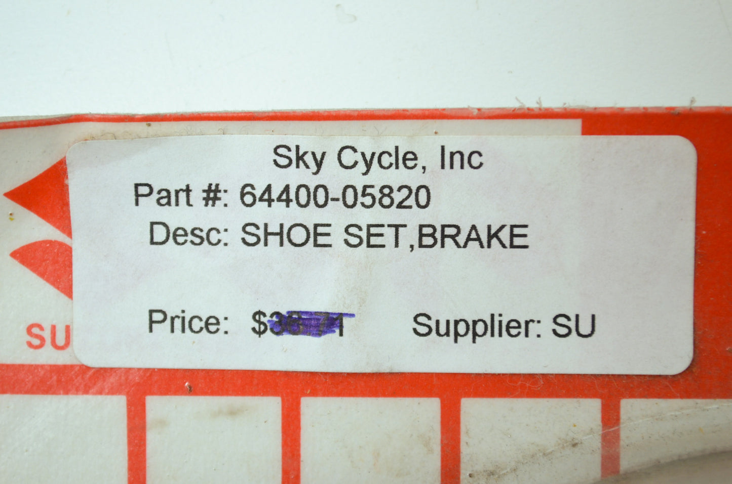 OEM Suzuki 64400-05820 Brake Shoe Set NOS