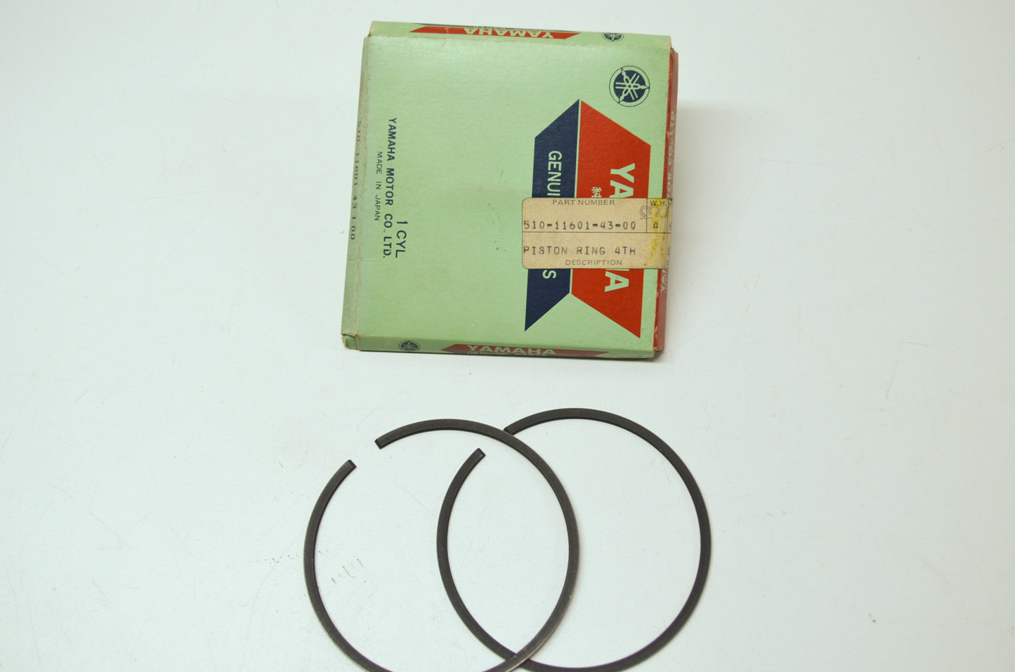 OEM Yamaha 510-11601-43-00 Piston Ring 4th Set NOS