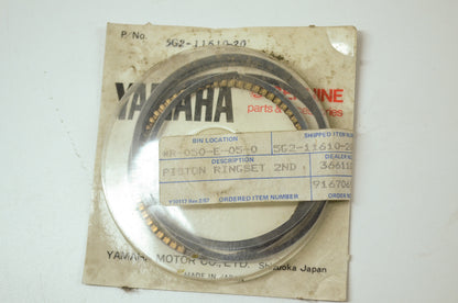 OEM Yamaha 5G2-11610-20-00 Piston Ring Set 2 NOS