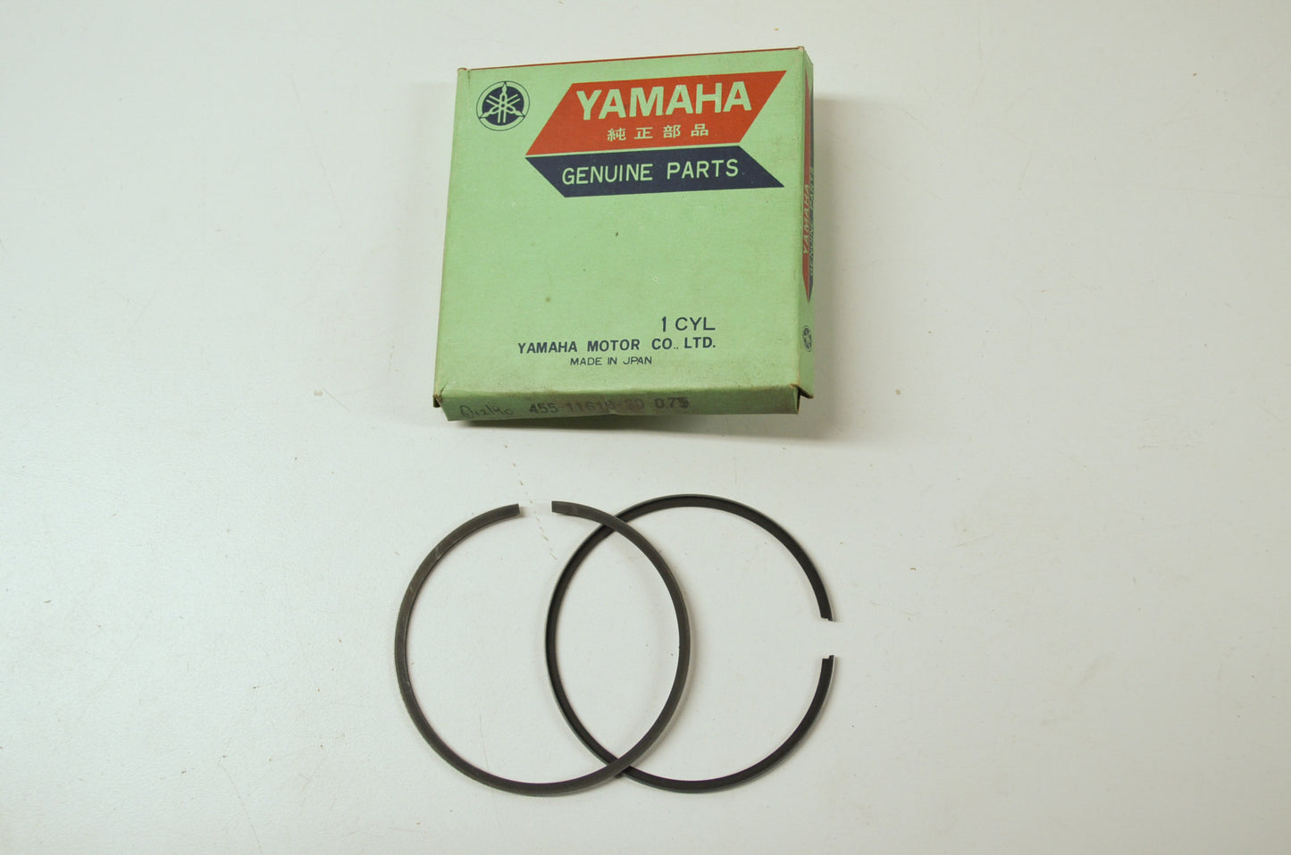 OEM Yamaha 455-11610-30-00 Piston Ring Set 3 NOS