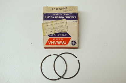 NEW OEM Yamaha Piston Ring Set 2nd OS 1976-1980 YZ80 5T8-11601-20-00 NOS