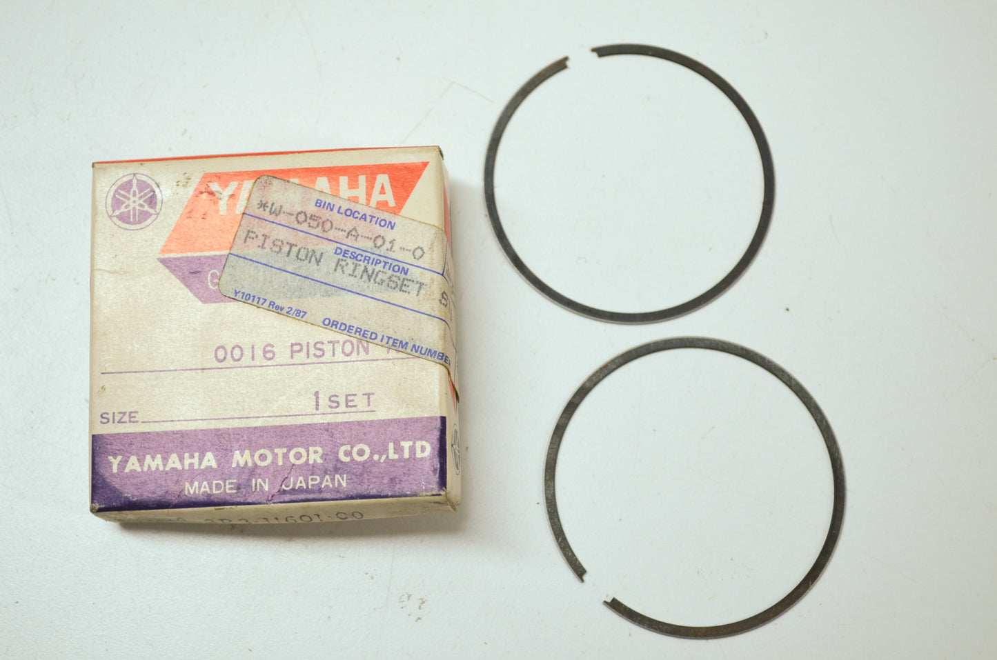 OEM Yamaha 3R3-11601-00-00 Piston Ring Set STD NOS