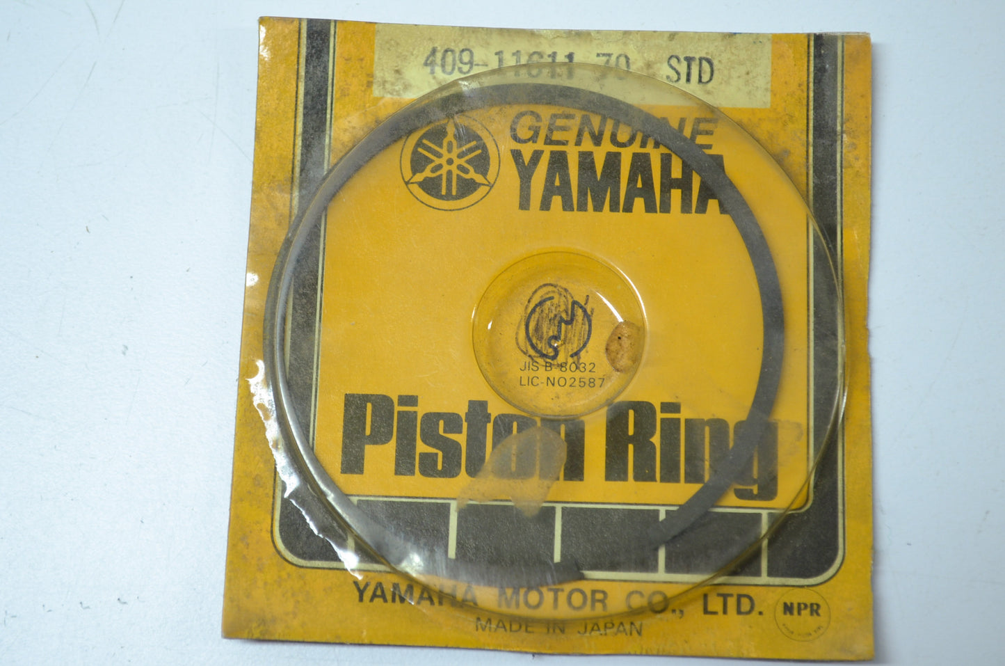 OEM Yamaha 409-11611-70-00 Piston Ring NOS