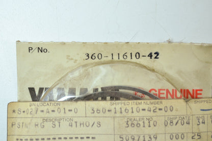 OEM Yamaha 360-11610-42-00 Piston Ring 4th Set NOS
