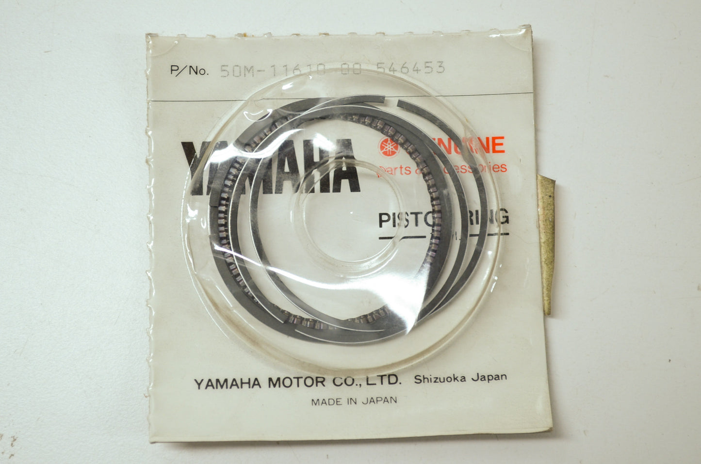 New OEM Yamaha 50M-11610-00-00 Piston Ring Set NOS
