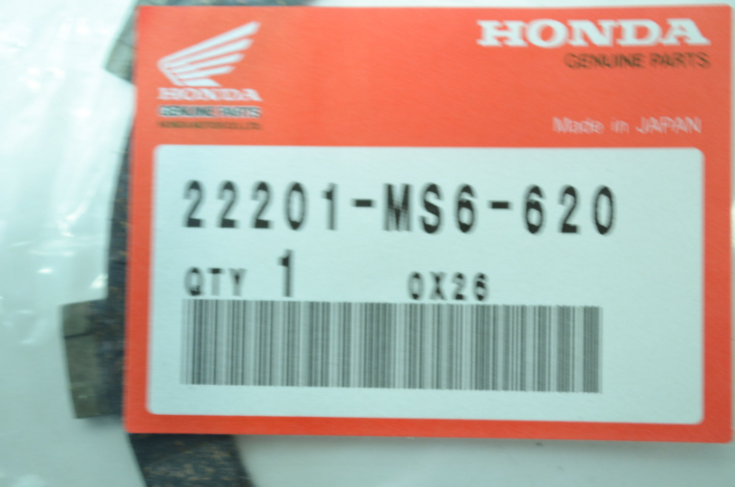 OEM Honda 22201-MS6-620 Clutch Friction Disk NOS