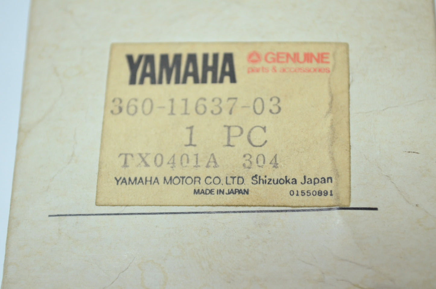OEM Yamaha 360-11637-03-00 Piston 3 O/S 0.75 NOS