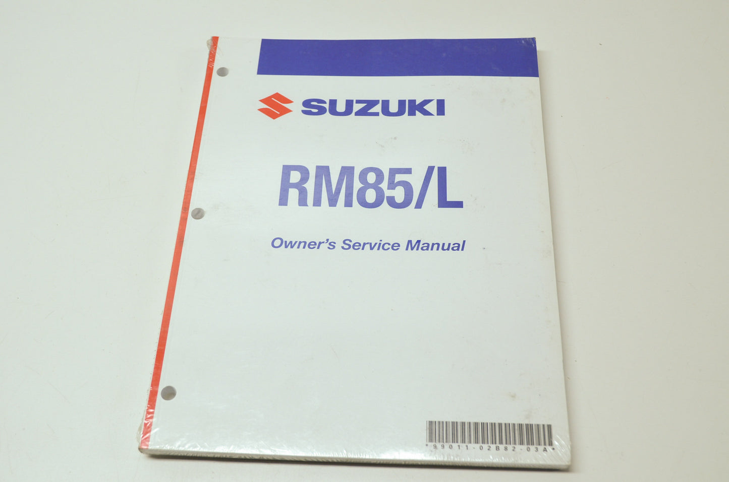 New OEM Suzuki 99011-02B82-03A Owner's & Service Manual RM85/LK7 NOS