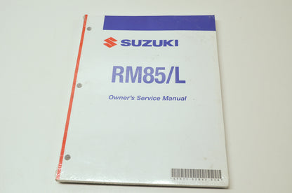 New OEM Suzuki 99011-02B82-03A Owner's & Service Manual RM85/LK7 NOS