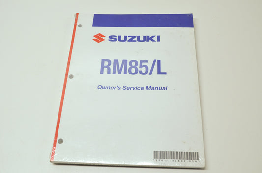 New OEM Suzuki 99011-02B82-03A Owner's & Service Manual RM85/LK7 NOS