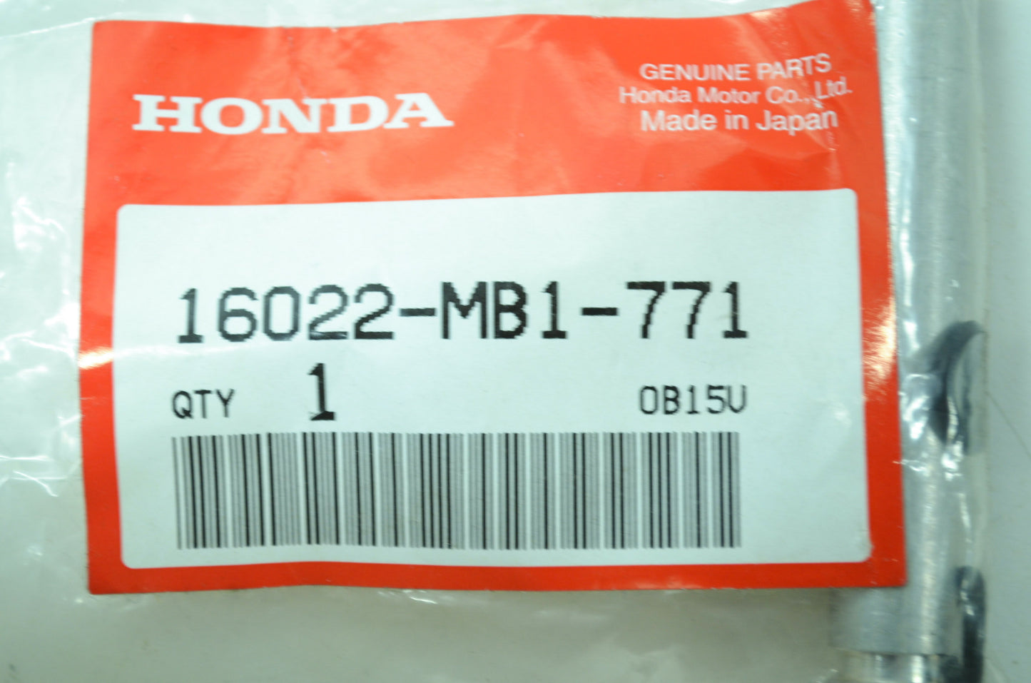 OEM Honda 16022-MB1-771 Fuel Joint Set C NOS
