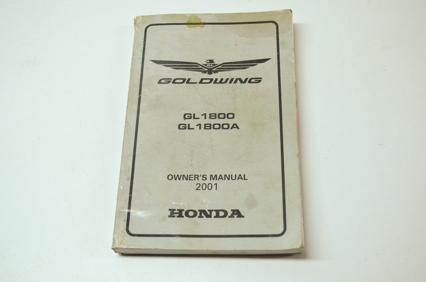 OEM Honda 2001 Goldwing GL1800 & GL1800A Owners Manual 00X31-MCA-6000