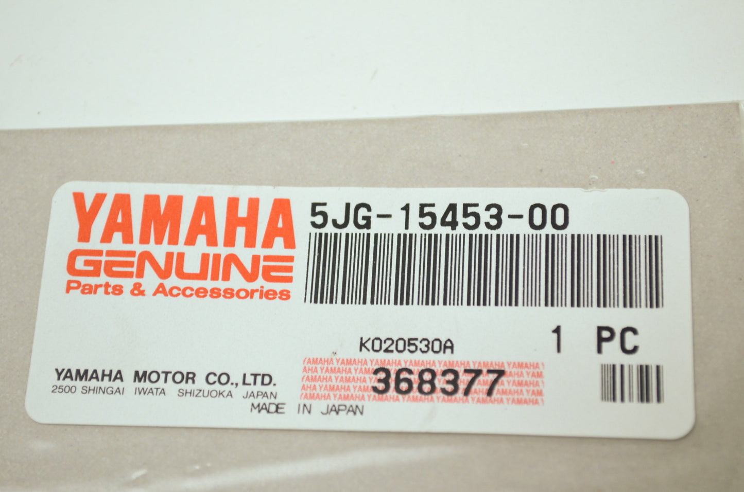 OEM Yamaha 5JG-15453-00-00 Gasket NOS