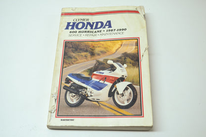 OEM Clymer Honda 1987-1990 600 Hurricane Manual 0-89287-572-0