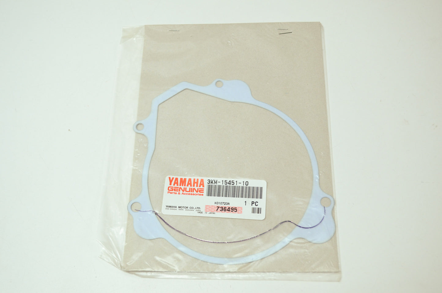 OEM Yamaha 3KM-15451-10-00 Crankcase Cover Gasket NOS