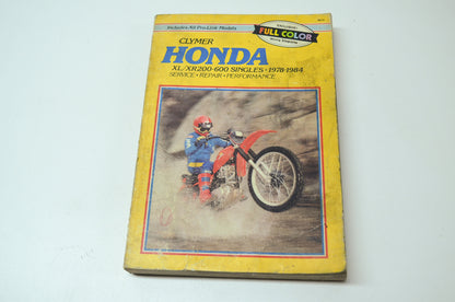Clymer 089287-310-8 Honda 1978-1984 XL/XR200-600 Singles Manual