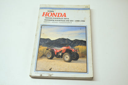 Clymer Honda 1988-1996 TRX Fourtrax 300& 4X4 Manual 0-89287-687-5
