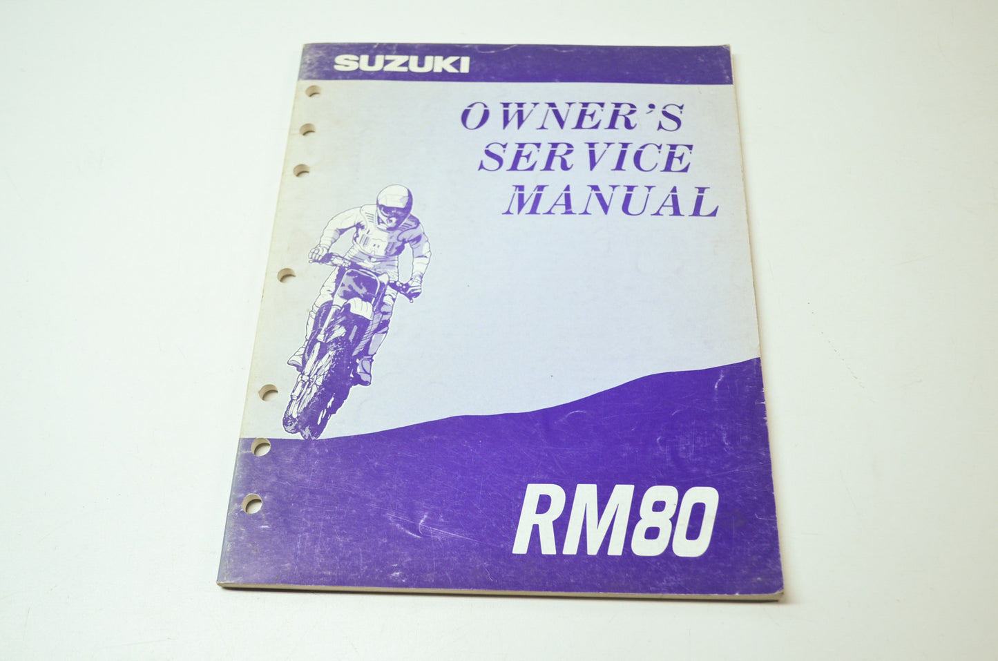 OEM Suzuki 1986-1995 RM80S R Model Service Manual 99011-02B28-03A