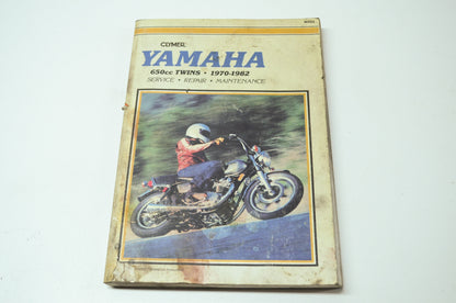 Used Clymer Yamaha 1970-1982 650 Twins Manual 0-89287-233-0