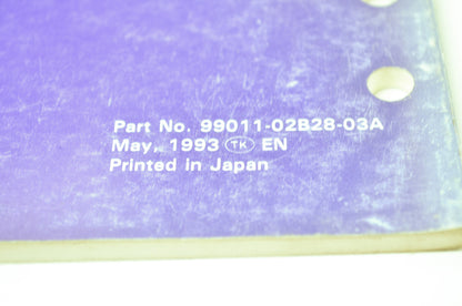 OEM Suzuki 1986-1995 RM80S R Model Service Manual 99011-02B28-03A