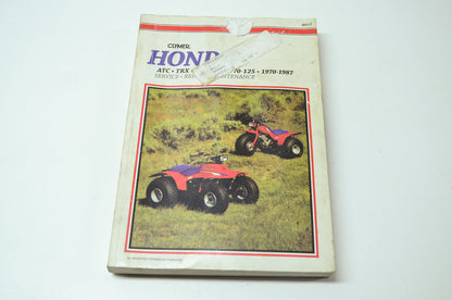 Used Clymer Honda 1970-1987 ATC TRX Fourtrax 70-125 Manual 0-89287-214-4