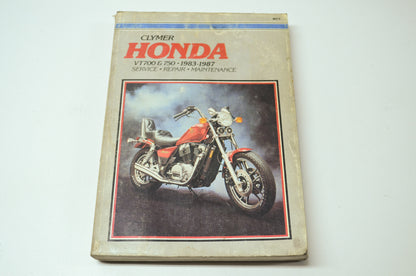 Used Clymer Honda 1983-1987 VT700 & 750 Manual 0-89287-408-2