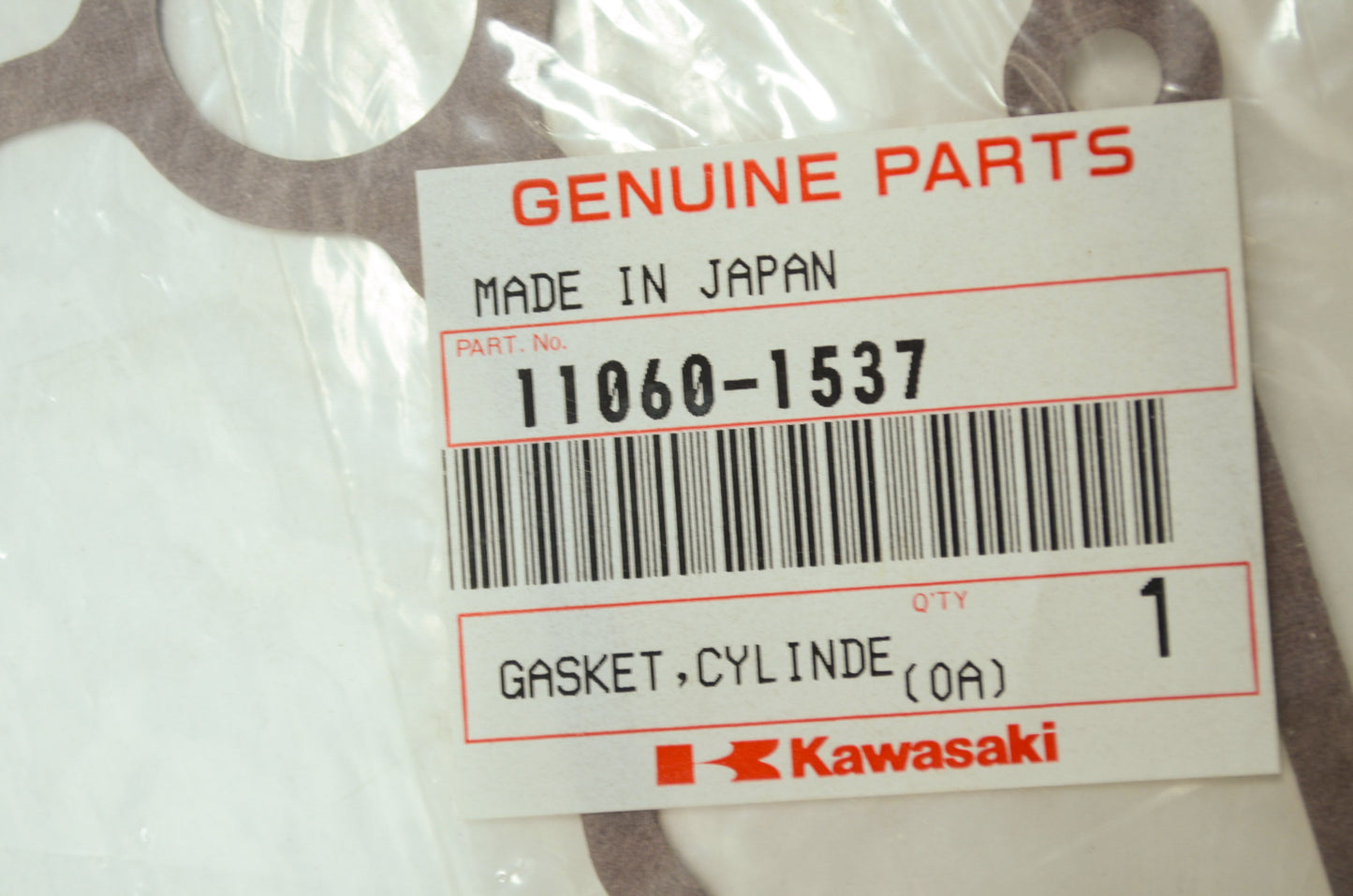 OEM Kawasaki 11060-1537 Cylinder Head Gasket NOS