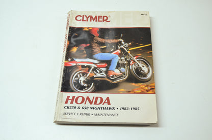 OEM Clymer Honda 1983-1985 CB550 & 650 Nighthawk Manual 0-89287-420-1