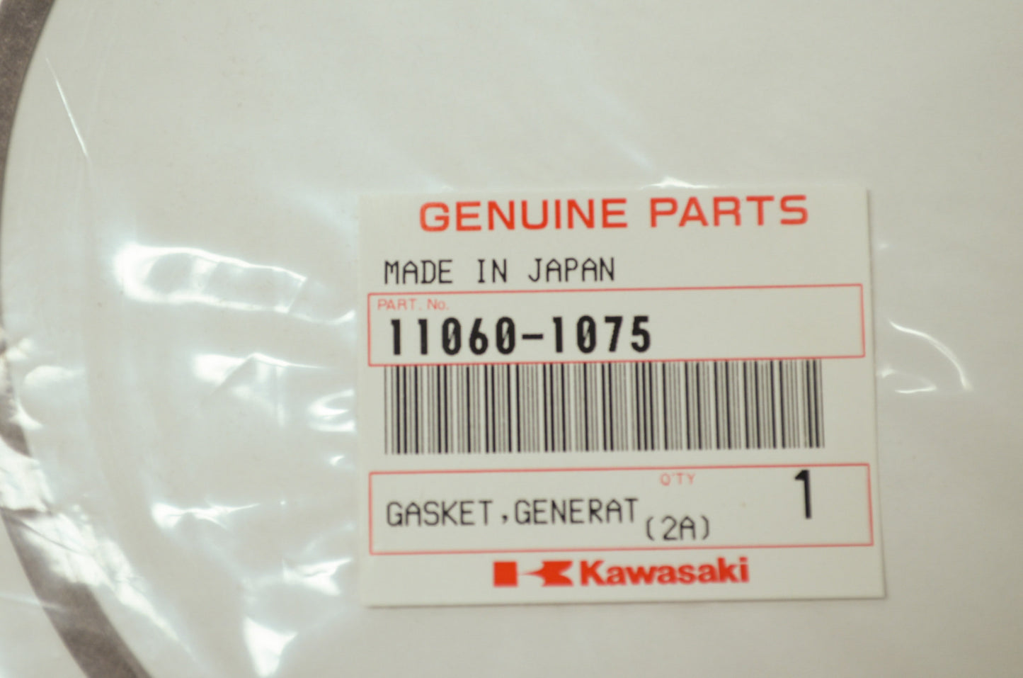 OEM Kawasaki 11060-1075 Generator Cover Gasket NOS