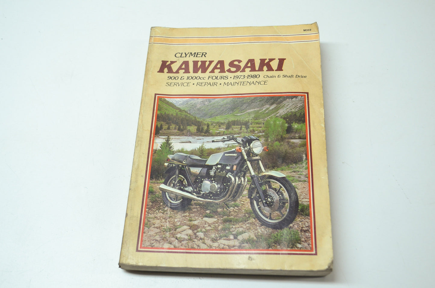 Used Clymer Kawasaki 1973-1980 900 & 1000cc Fours Manual 0-89287-321-3