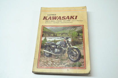 Used Clymer Kawasaki 1973-1980 900 & 1000cc Fours Manual 0-89287-321-3