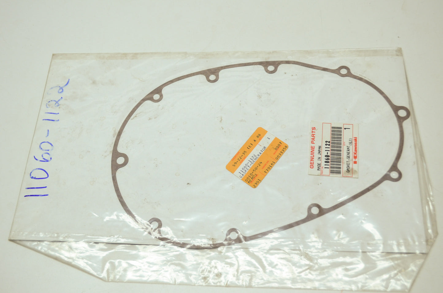 OEM Kawasaki 11060-1122 Generator Gasket NOS