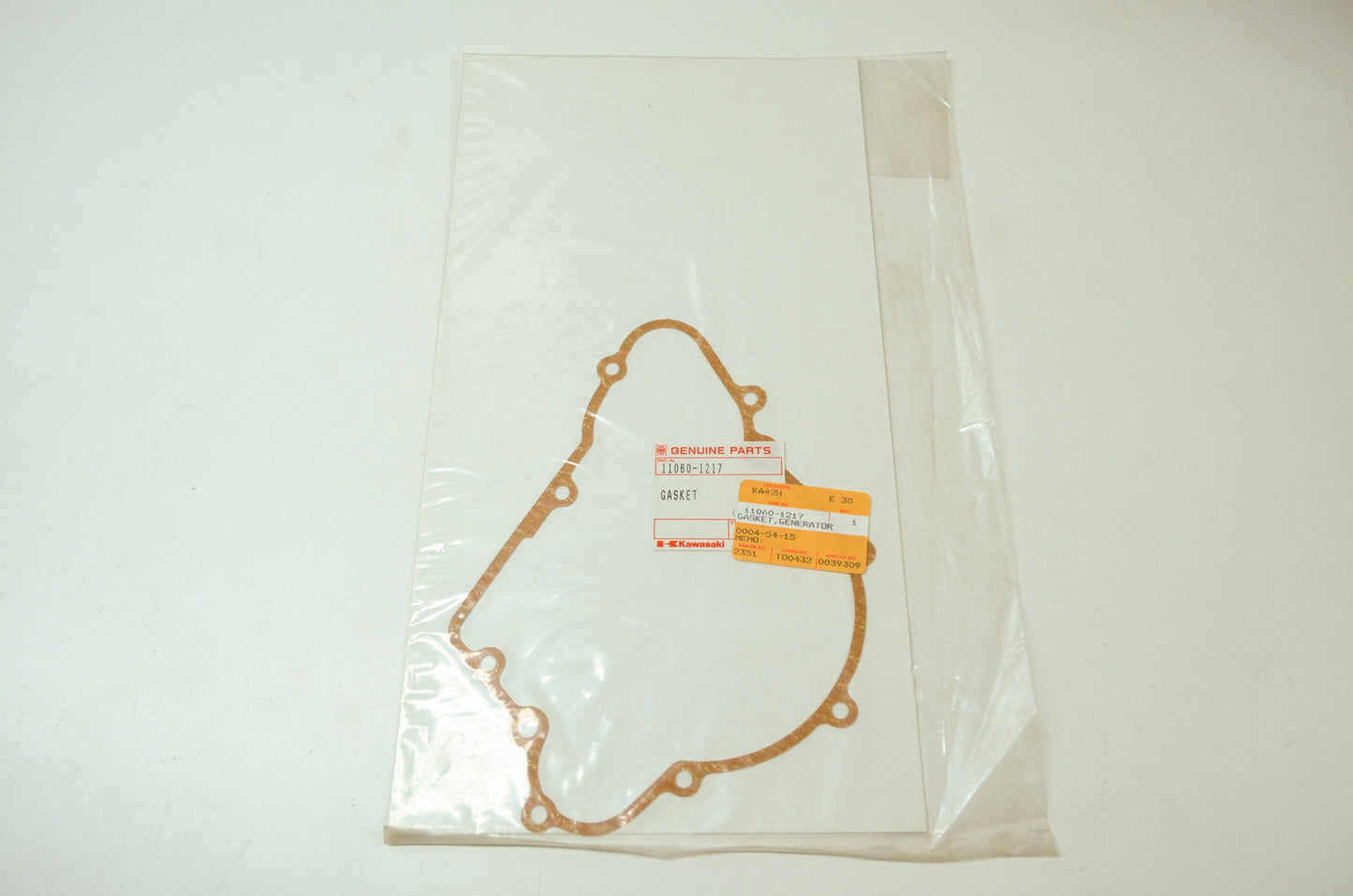OEM Kawasaki 11060-1217 Generator Gasket NOS