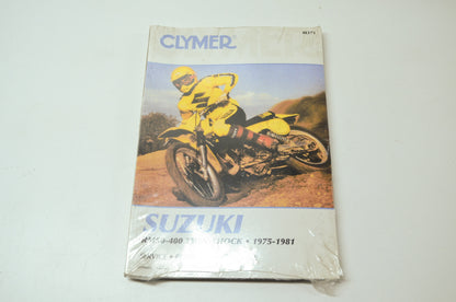 NEW OEM Clymer Suzuki 1975-1981 RM50-400 Twin Shock Manual 0-89287-196-2 NOS
