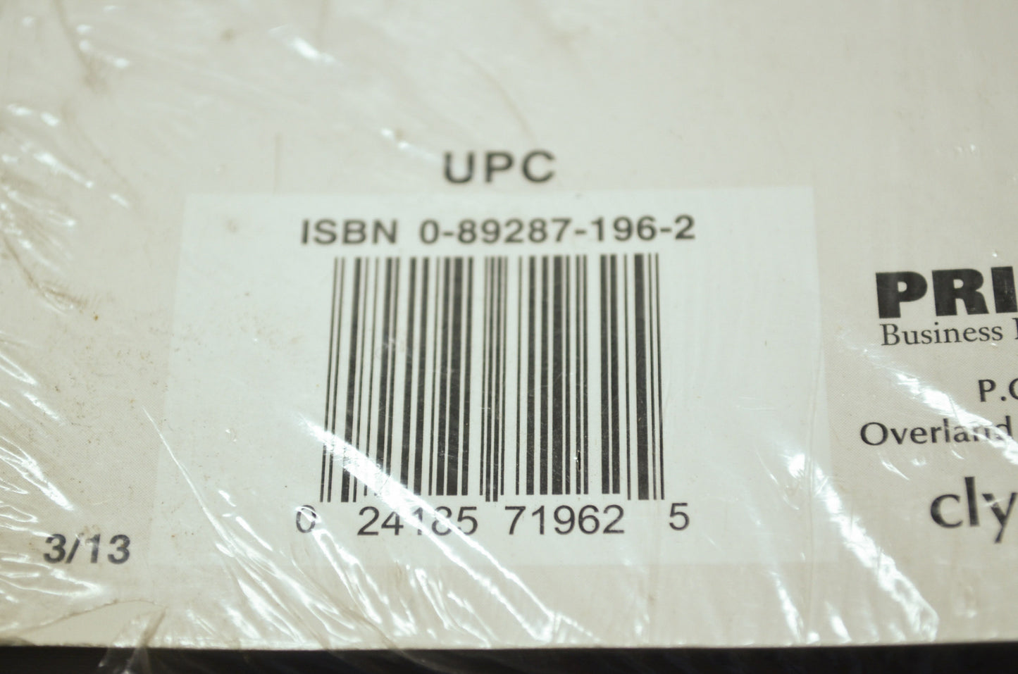 NEW OEM Clymer Suzuki 1975-1981 RM50-400 Twin Shock Manual 0-89287-196-2 NOS