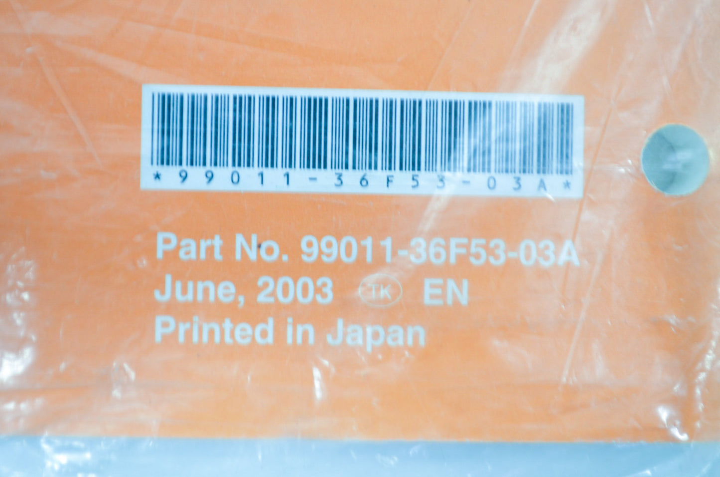 OEM Suzuki 99011-36F53-03A Owner's & Service Manual RM125K4 20 NOS
