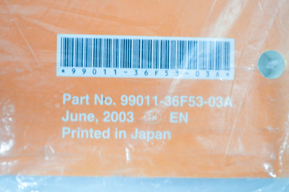 OEM Suzuki 99011-36F53-03A Owner's & Service Manual RM125K4 20 NOS