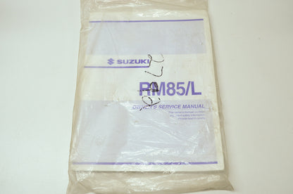 OEM Suzuki 99011-02B78-03A Owner's & Service Manual RM85/LK3 2 NOS