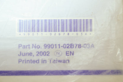 OEM Suzuki 99011-02B78-03A Owner's & Service Manual RM85/LK3 2 NOS