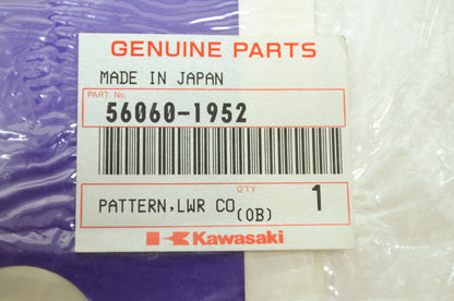 OEM Kawasaki 56060-1952 Rear Lower Cowling Pattern NOS