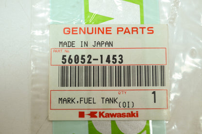 NEW OEM Kawasaki Tank Decal 2001 ZX900 Ninja ZX-9R 56052-1453 NOS