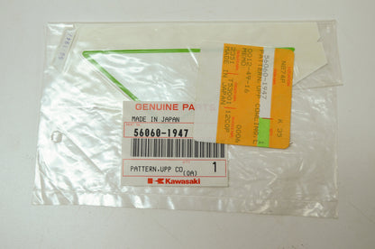 OEM Kawasaki 56060-1947 Left Upper Cowling Pattern NOS