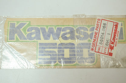 OEM Kawasaki 56014-1166 Left Shroud Emblem NOS