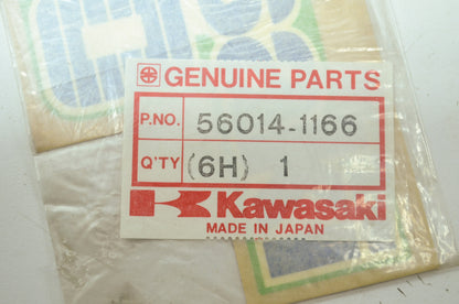 OEM Kawasaki 56014-1166 Left Shroud Emblem NOS