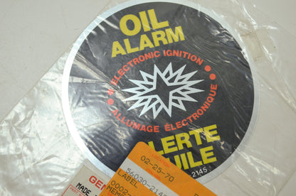 OEM Kawasaki 56030-2145 Label NOS