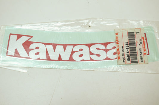 OEM Kawasaki 56014-1346 Fuel Tank Kawasaki Emblem NOS