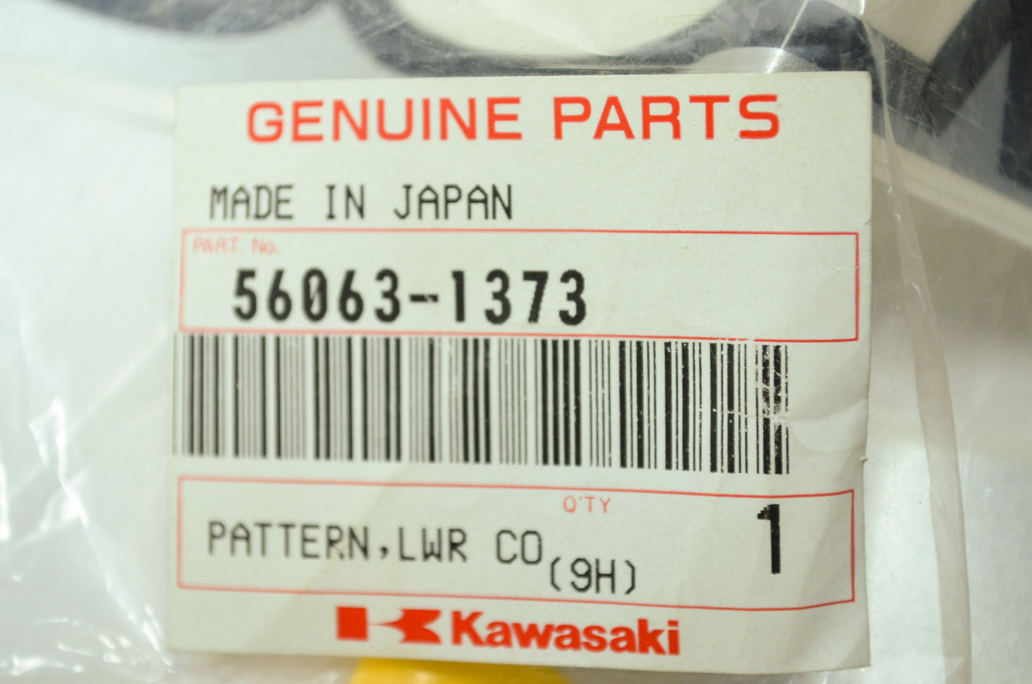OEM Kawasaki 56063-1373 Front Lower Cowling Pattern NOS