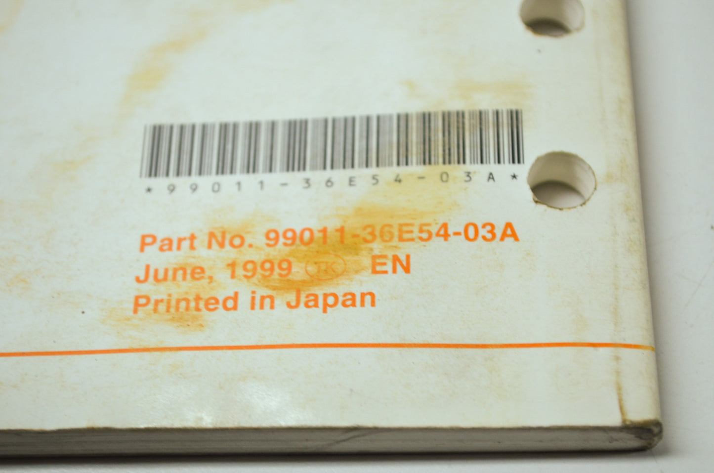 OEM Suzuki 99011-36E54-03A Owner's & Service Manual RM125Y 200