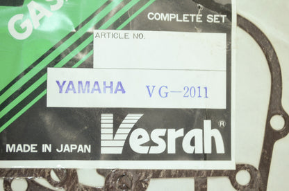 NEW Versah Yamaha Gasket Kit VG-2011 NOS